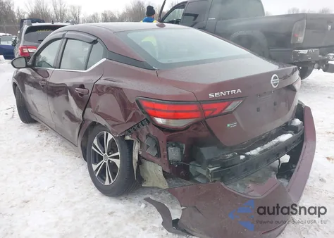 2022 Nissan Sentra Sv Xtronic Cvt z USA, uszkodzony, nr VIN 3N1AB8CV7NY222216